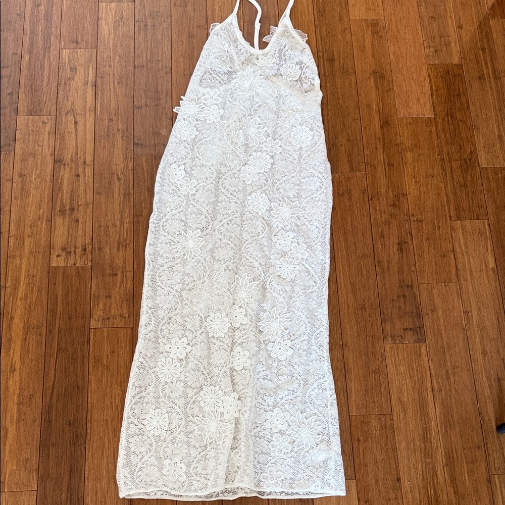 SNDYS Vesper Maxi Dress in Salt